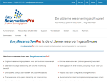 Tablet Screenshot of easyreservationpro.com
